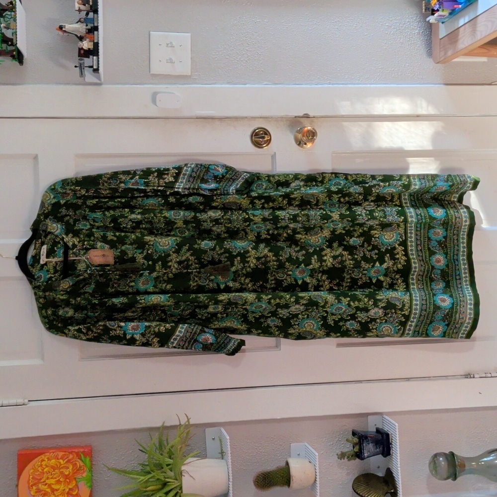 Natural Life Floral Green Maxi Dress - Picture 4 of 4